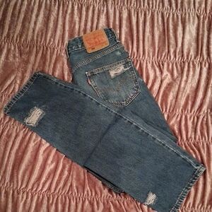 Women's Distressed LEVI'S 550 W29 L30